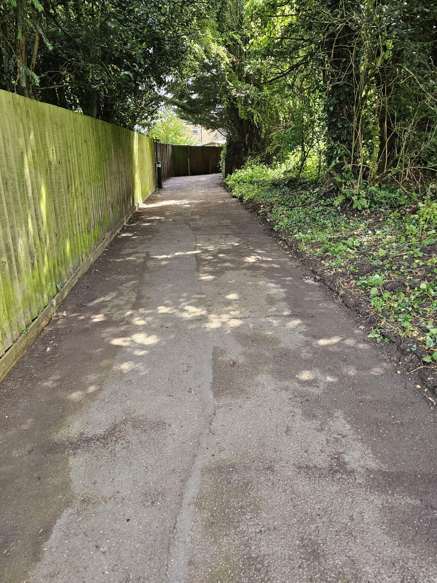 Footpath after